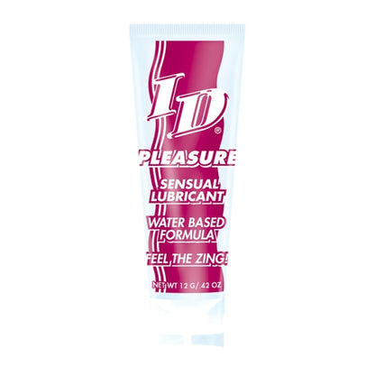 ID Pleasure 12ml Tubes - Water-Based Lubricant with Stimulation - Case of 500