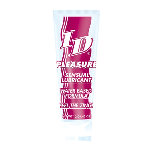 ID Pleasure 12ml Tubes - Water-Based Lubricant with Stimulation - Case of 500
