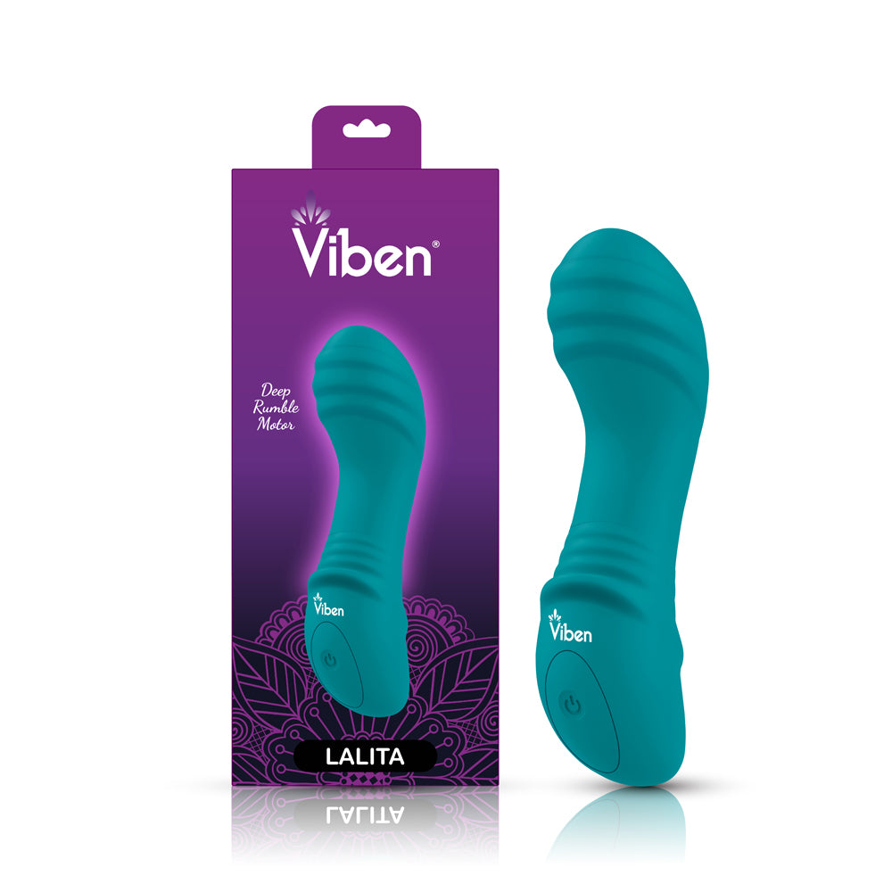 Viben Lalita Mini Pleasure Ridges G-Spot Vibe – Blue