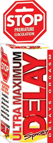 Nasstoys Ultra Maximum Delay Spray – Prolongs Sexual Pleasure – USA