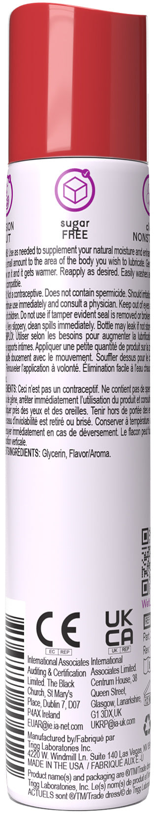 Wet Warming Fun Flavors - Passion Fruit - 4 in 1 Lubricant 1 Oz