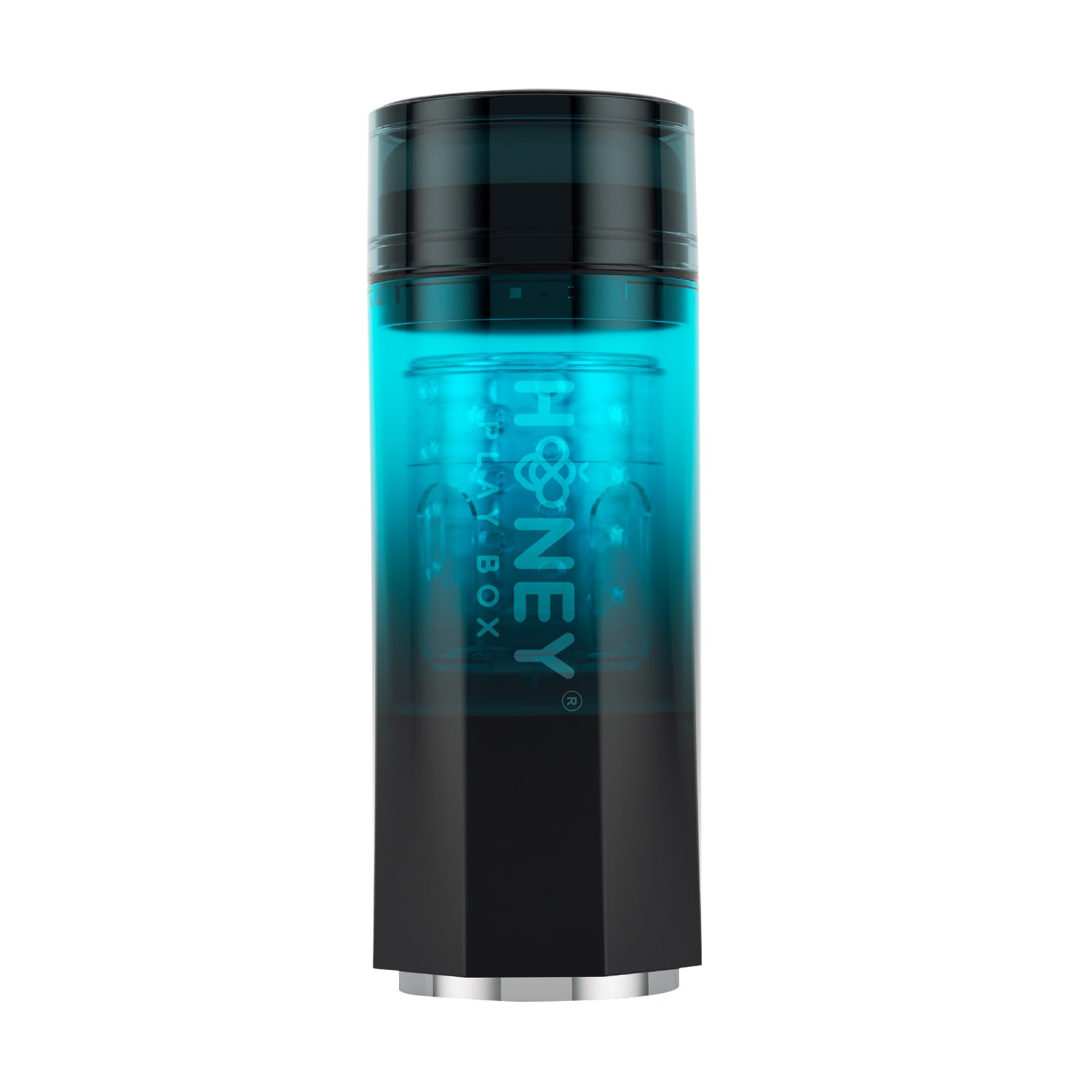Adrian Water Spa Rotating Male Masturbator - Blue - 5 Rotating Modes - Waterproof