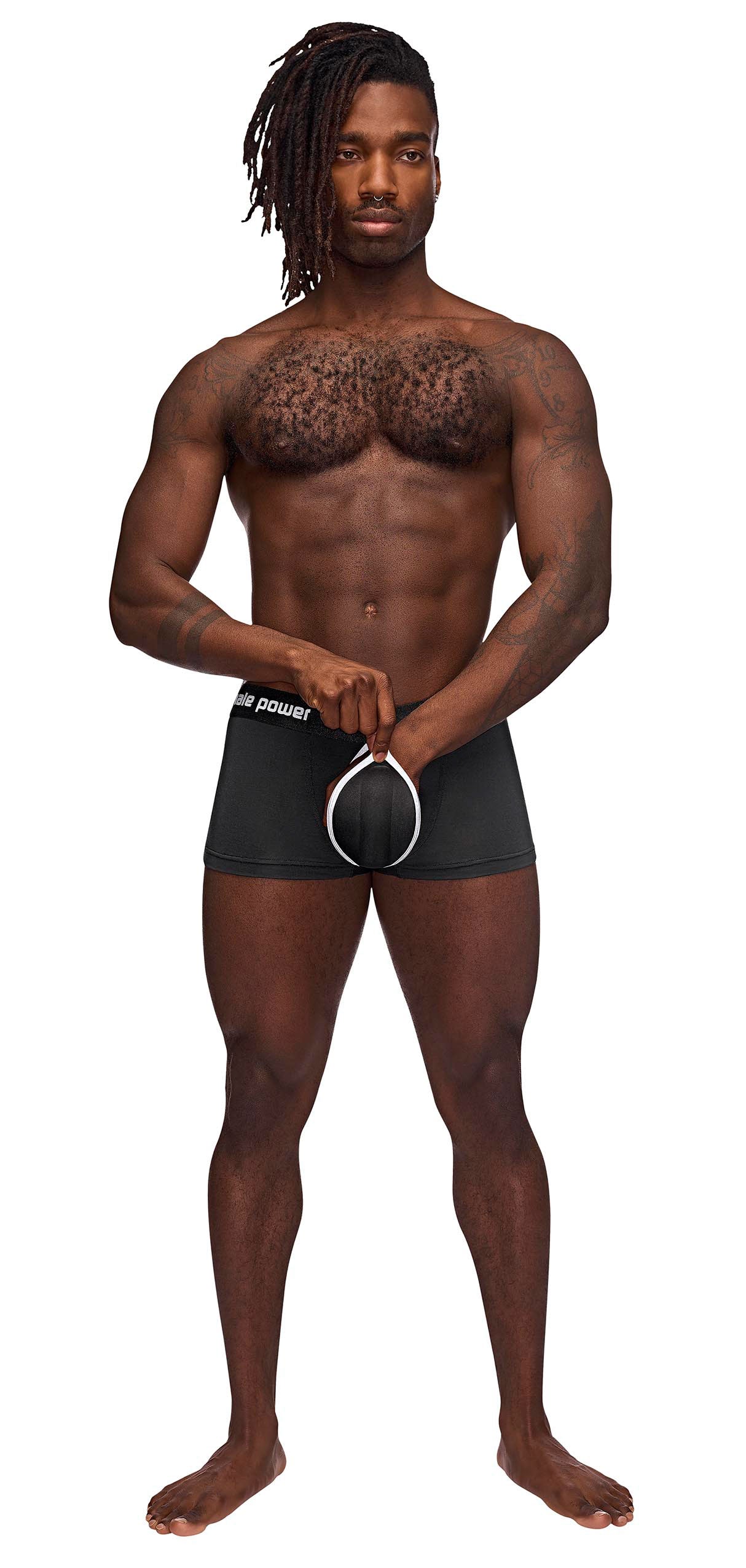 Male Power The Helmet Short - X-Large - Black - Comfort and Fit
