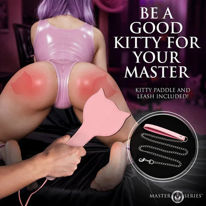 XR Brands Kitty Bondage Set – Adjustable Restraints with Kitty-Themed Accents – Pink
