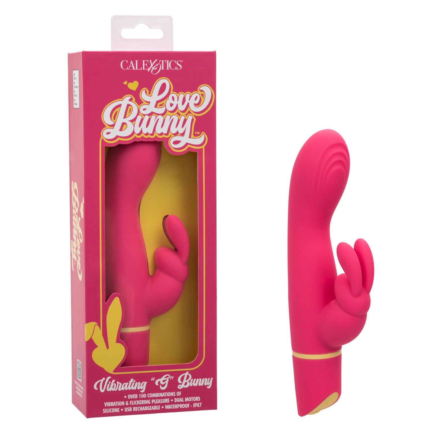 CalExotics Love Bunny Vibrating G Bunny - Pink - Multi-Function Vibrator