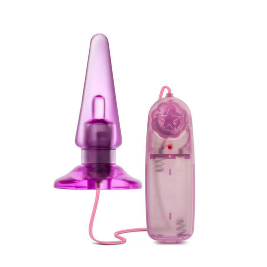 Blush Anal Pleaser - 4.5 Inch Vibrating Anal Toy - Pink
