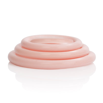 CalExotics Silicone Support Rings Set – Ivory – Erection Enhancers