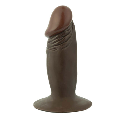 Nasstoys Afro American Whoppers 4" Flexible Dong with Suction Cup - Brown
