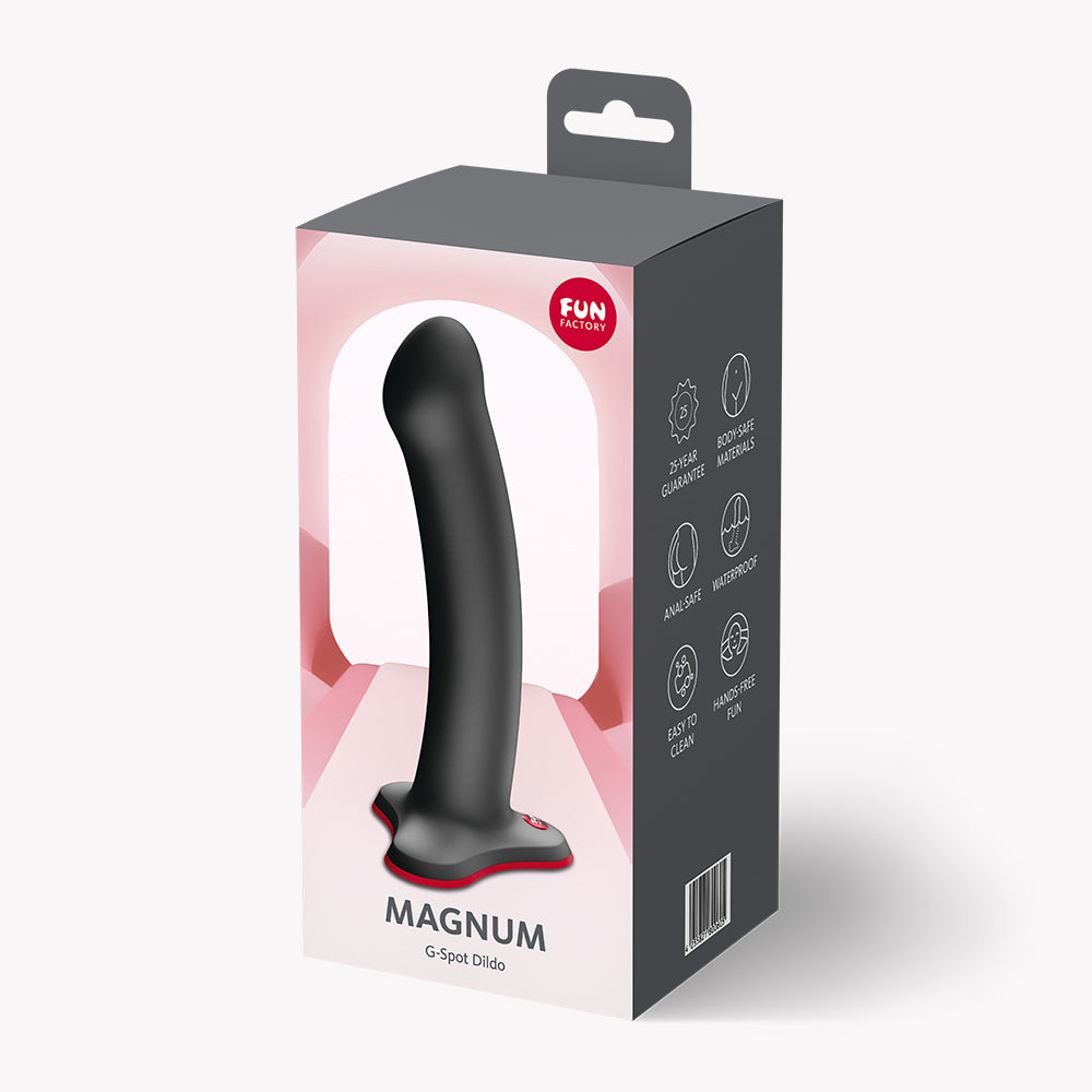 Fun Factory Magnum G-Spot Dildo – Black – Waterproof