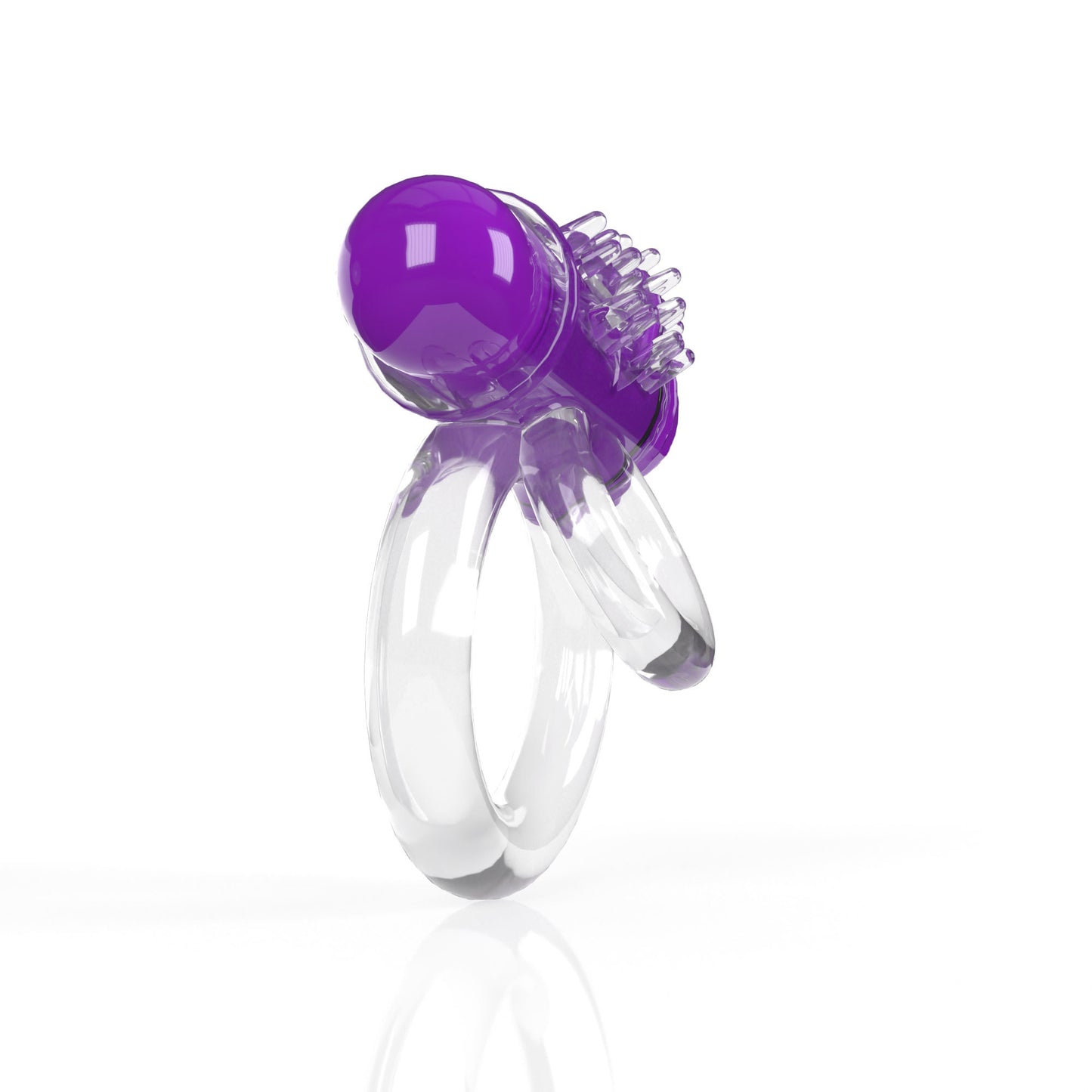 Screaming O 4B Double O Super Powered Vibrating Double Ring – Grape