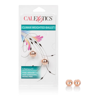 CalExotics Climax Weighted Balls – Copper Color, Pelvic Muscle Strengthening