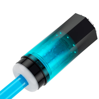 Adrian Water Spa Rotating Male Masturbator - Blue - 5 Rotating Modes - Waterproof