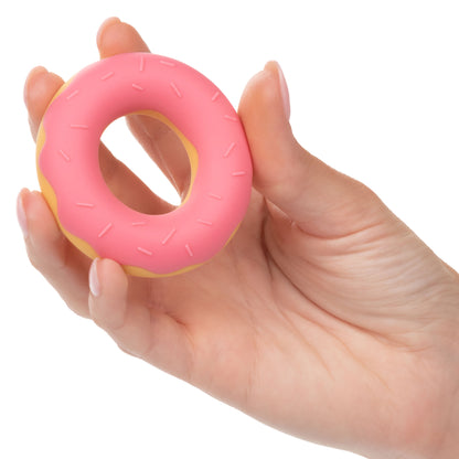 CalExotics Naughty Bits Dickin' Donuts Silicone Donut Cock Ring - Pink