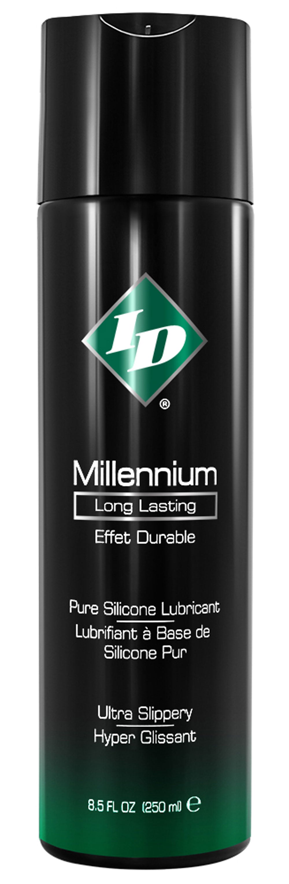 ID Millennium Silicone Lubricant 8.5 Oz – Long-Lasting, Latex Compatible, Clear