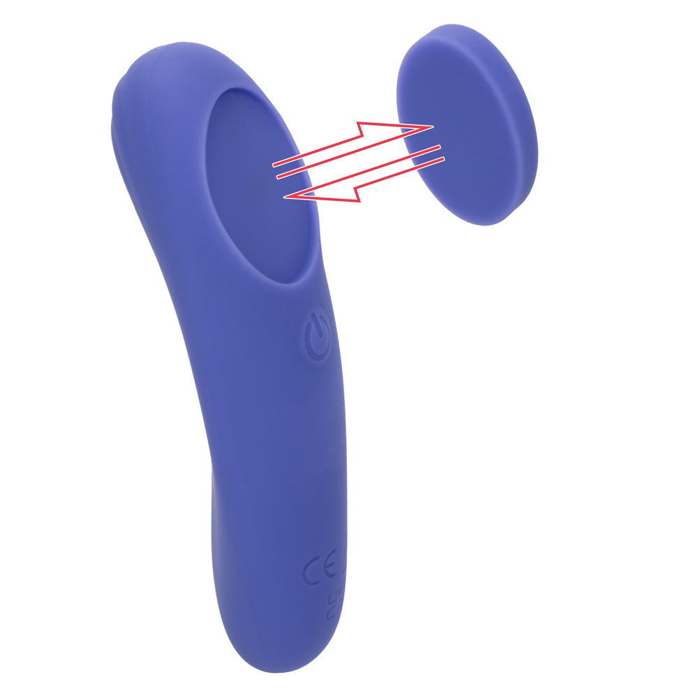 CalExotics Connect Panty Teaser – App Controlled Vibrating Device – Periwinkle