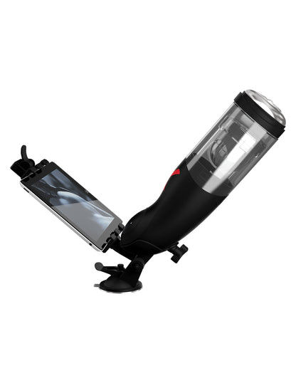 Pipedream Deluxe Mega-Bator USB-Rechargeable Hands-Free Stroker – Black