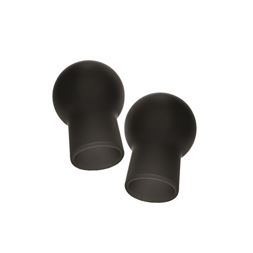 CalExotics Nipple Play Silicone Nipple Suckers – Black, Advanced Bulb Design