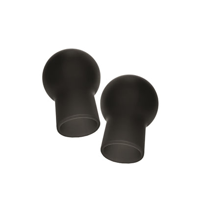 CalExotics Nipple Play Silicone Nipple Suckers – Black, Advanced Bulb Design