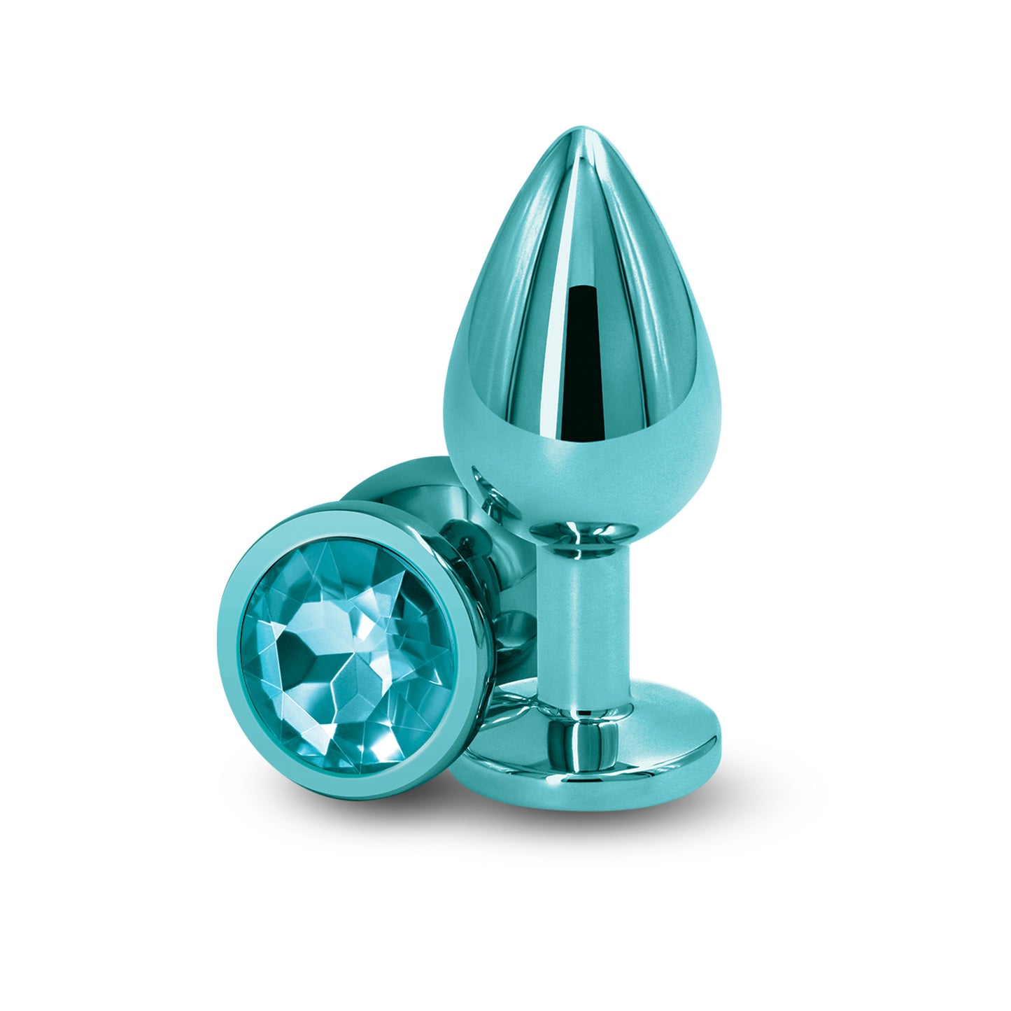 NS Novelties Rear Assets Medium Anal Toy - Teal