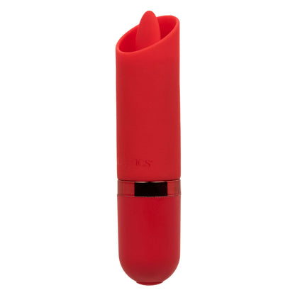 CalExotics Kyst Flicker Mini Massager – Red – 10-Function Rechargeable Silicone Bullet