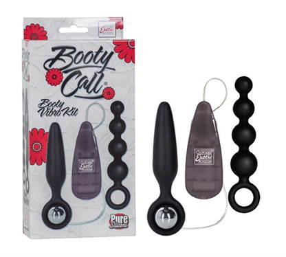 CalExotics Booty Call Booty Vibro Kit – Black – Multi-Speed Vibrating Probe