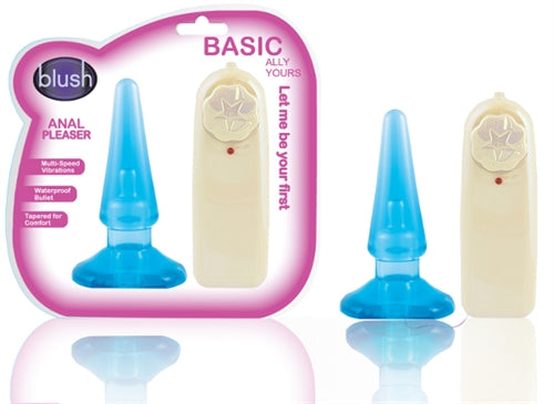 Blush Anal Pleaser Vibrator – Blue – Waterproof – Multi-Speed