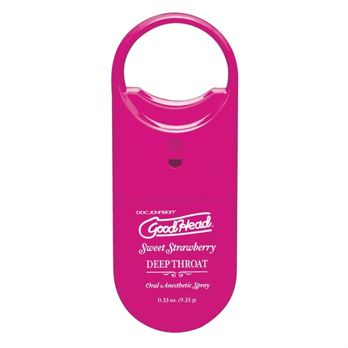 Doc Johnson Goodhead Deep Throat Spray - Sweet Strawberry Flavor