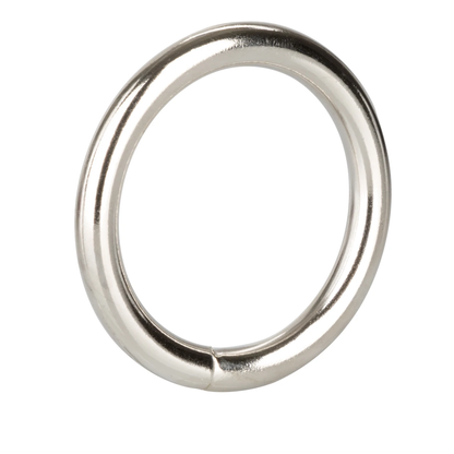 CalExotics Silver Ring - Medium Steel Ring with Silver Plating