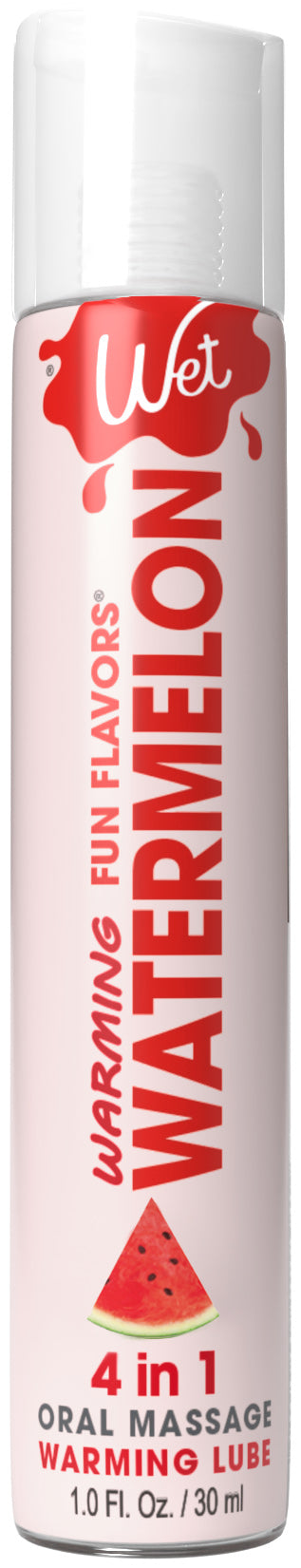 Wet Warming Fun Flavors - Watermelon - 4 in 1 Lubricant 1 Oz
