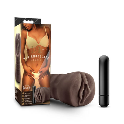 Hot Chocolate Alexis Vibrating Stroker – Brown