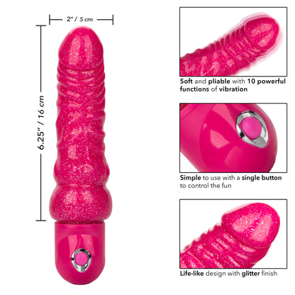 CalExotics Naughty Bits Lady Boner Bendable Personal Vibrator – Pink