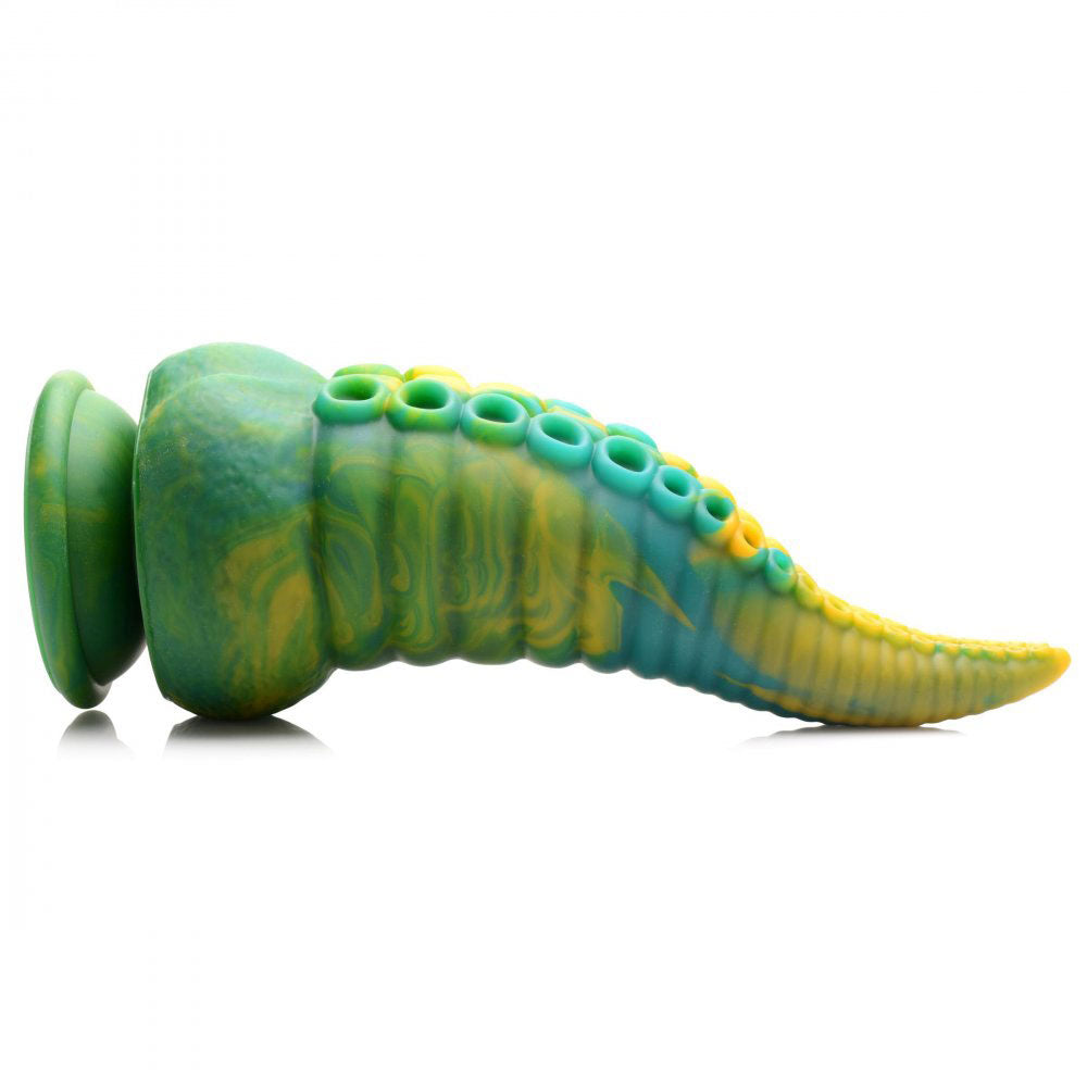 XR Brands Monstropus Tentacled Monster Silicone Dildo – Tapered with Unique Texture – Multi