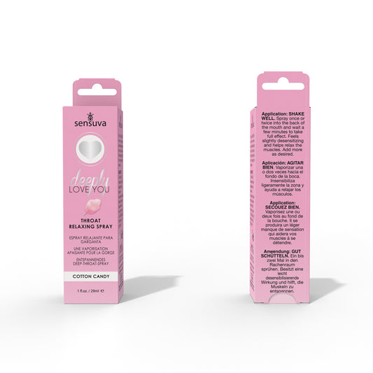 Deeply Love You Throat Relaxing Spray - 1 Fl. Oz. - Cotton Candy