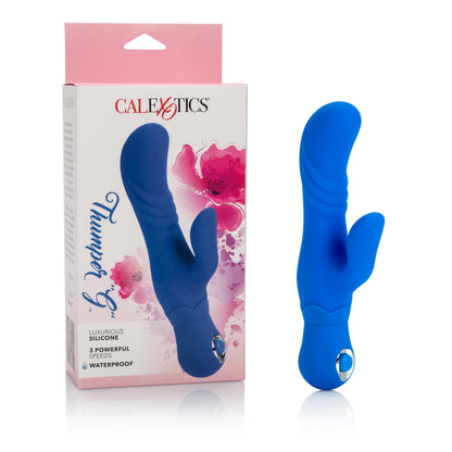 CalExotics Posh Silicone Thumper G Dual Massager – Blue