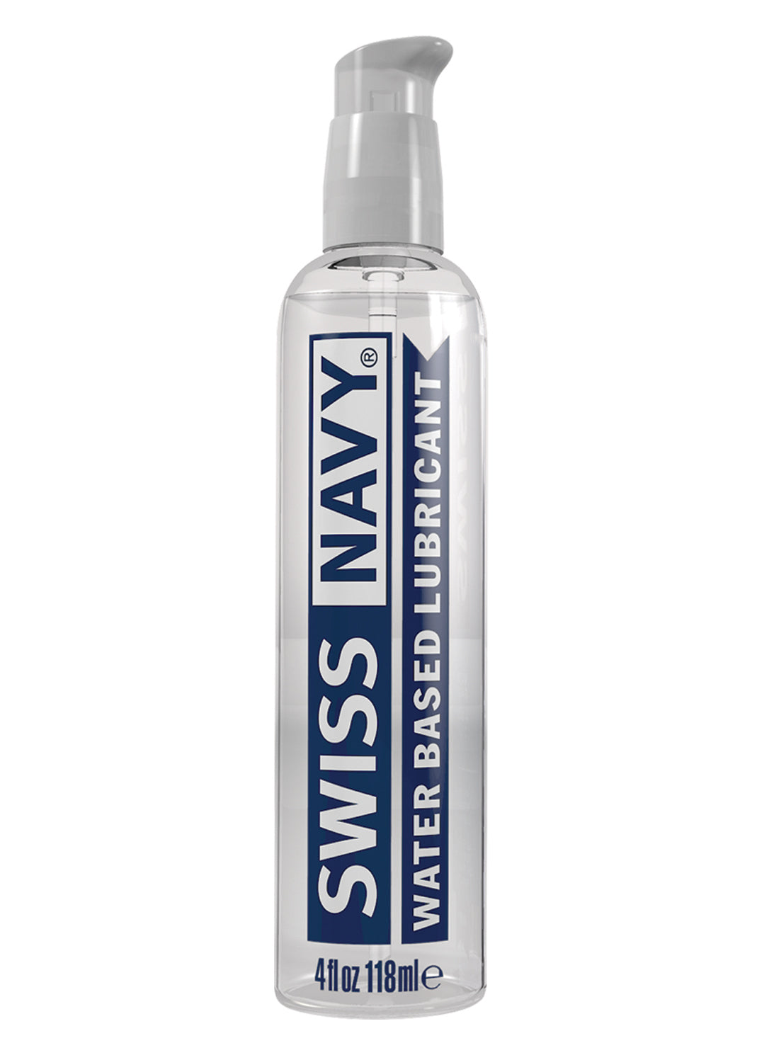 Swiss Navy Water-Based Lubricant – 4 Oz – Gel-Like Texture