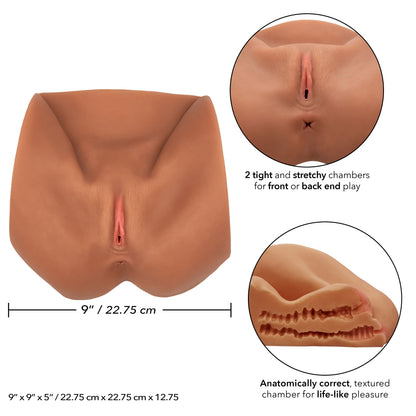 CalExotics Stroke It Life-Size Pussy Stroker - Brown
