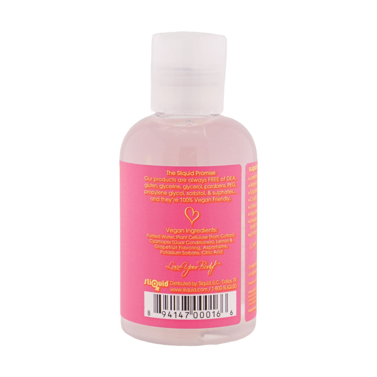Sliquid Naturals Swirl Pink Lemonade Flavored Water-Based Lubricant - 4.2 Fl Oz