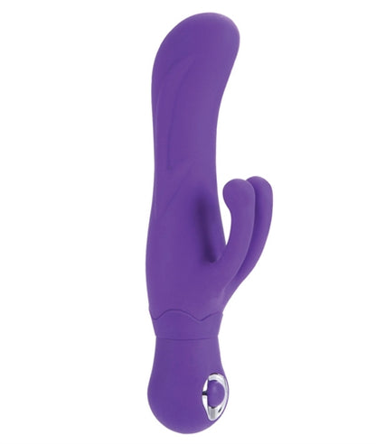 CalExotics Posh Silicone Double Dancer – Purple Dual Massager with Multi-Speed Functionality