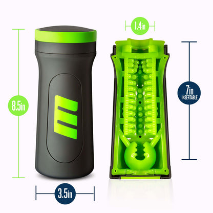 Blush M for Men M2 Male Masturbator Cup with Pressure Control - Black