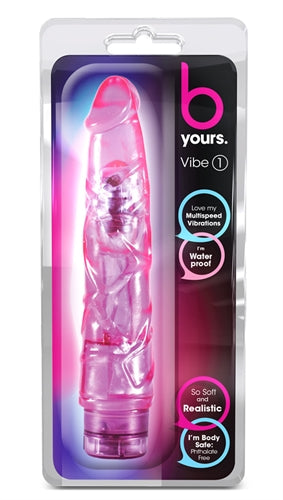 Blush Cock Vibe #1 Vibrator - Multi-Speed - Purple
