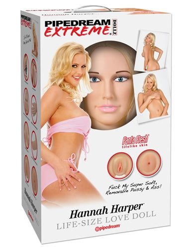 Pipedream Extreme Dollz Hannah Harper Life Size Love Doll - Beige