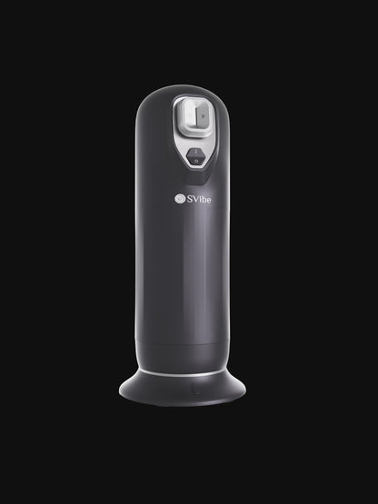 SVibe Ikon JET Masturbator with Customizable Vibrations and Heating Function – Black