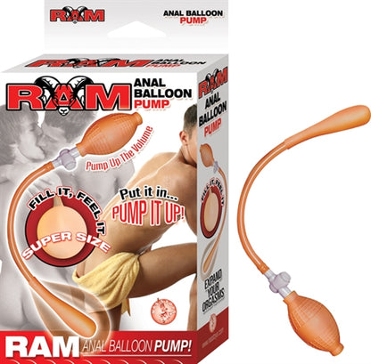 Nasstoys Ram Anal Balloon Pump – Flesh Color, EZ Squeeze Bulb