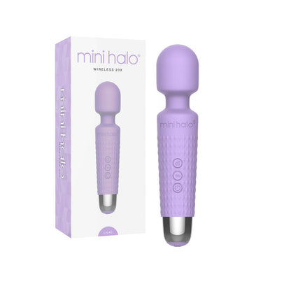 Viben Mini Halo Lilac Wand Massager – Rechargeable, Multi-Speed, Waterproof