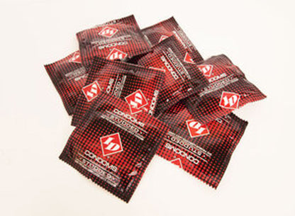 ID Studded Lubricated Condoms - 144 Pcs Display Bag