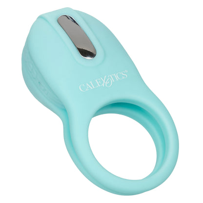 CalExotics Silicone Rechargeable French Kiss Enhancer – Blue – 12 Functions