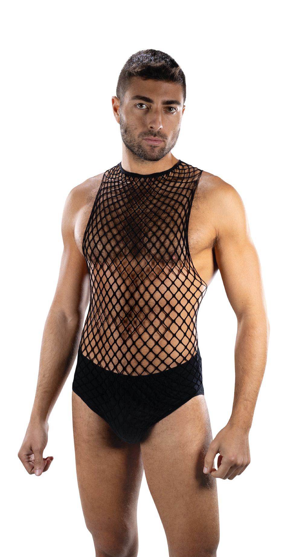 Envy Full Effect Fishnet 2 Piece Set – Black