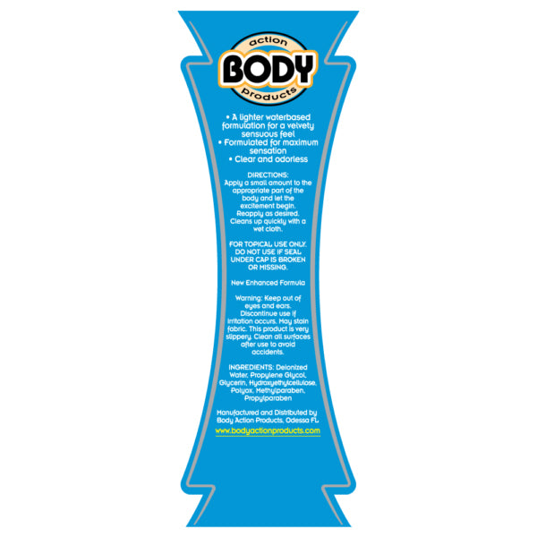 Body Action Ultra Glide Lubricant – Water-Based Personal Lubricant – 2.3 Oz