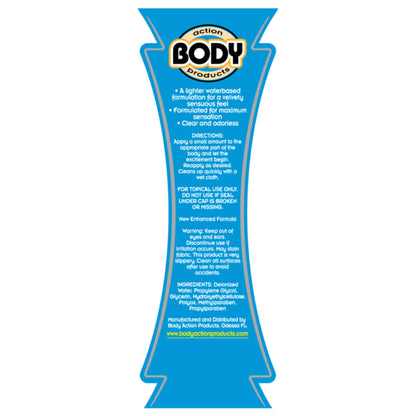Body Action Ultra Glide Lubricant – Water-Based Personal Lubricant – 2.3 Oz