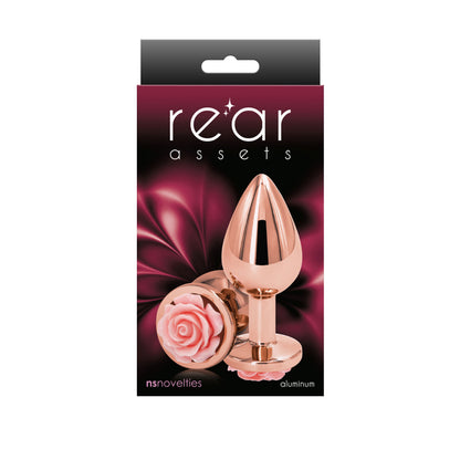 Rear Assets Rose Medium Anal Toy – Pink